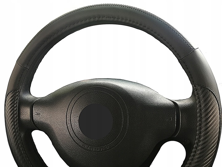 VW Golf 4 5 6 7 Jetta Passat B5 B6 B7 Polo UP! na kierownice skóra karbon