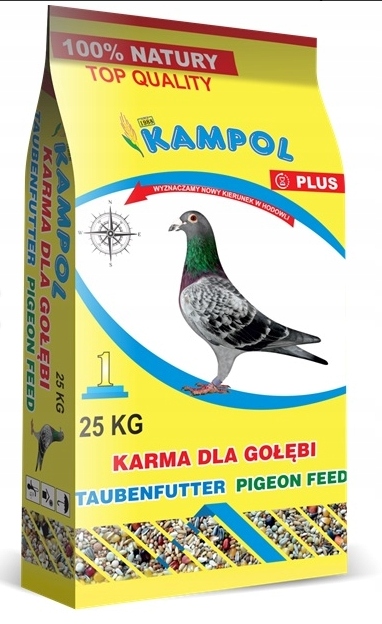 Karma dla gołębi STANDARD S Kampol 25kg