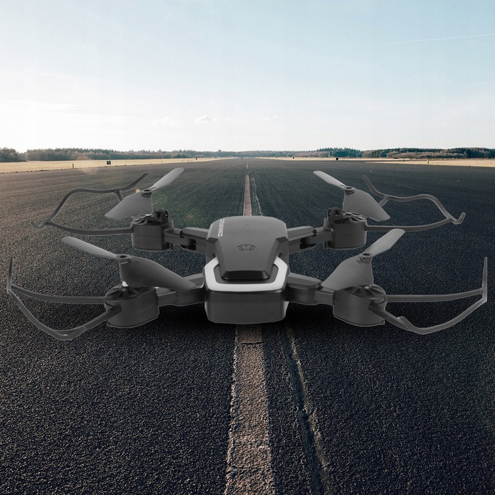 DRON Z KAMERĄ DLA DZIECI QUADROCOPTER HD WIDEO 0,3MP AKUMULATOR 3,7 WALIZKA