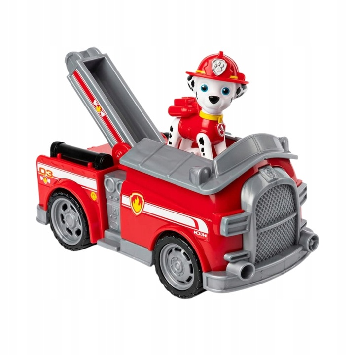 PSI PATROL MARSHALL FIGURKA POJAZD WÓZ STRAŻACKI