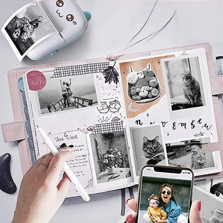 7xPAPIER TERMICZNY ROLKA SAMOPRZYLEPNA DO DRUKARKI DRUKUSIA ETYKIET APARATU