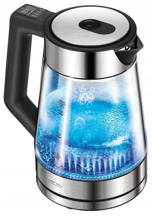 Czajnik elektryczny bezprzewodowy regulacja temperatury szklany MPM MCZ-116