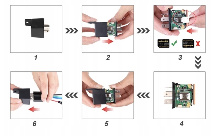Lokalizator GPS odcięcie paliwa pojazdu przekaźnik