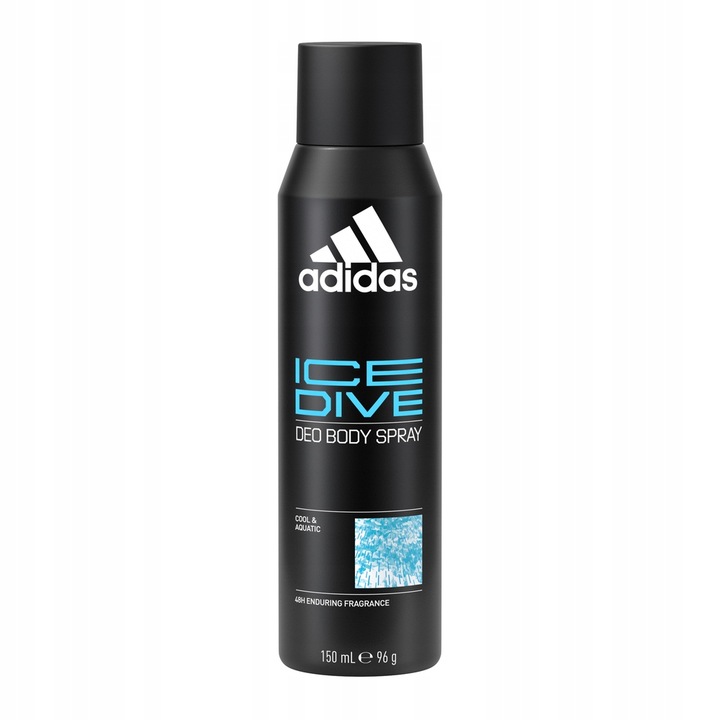 ADIDAS ICE DIVE DEZODORANT W SPRAYU DLA MĘŻCZYZN 150 ML