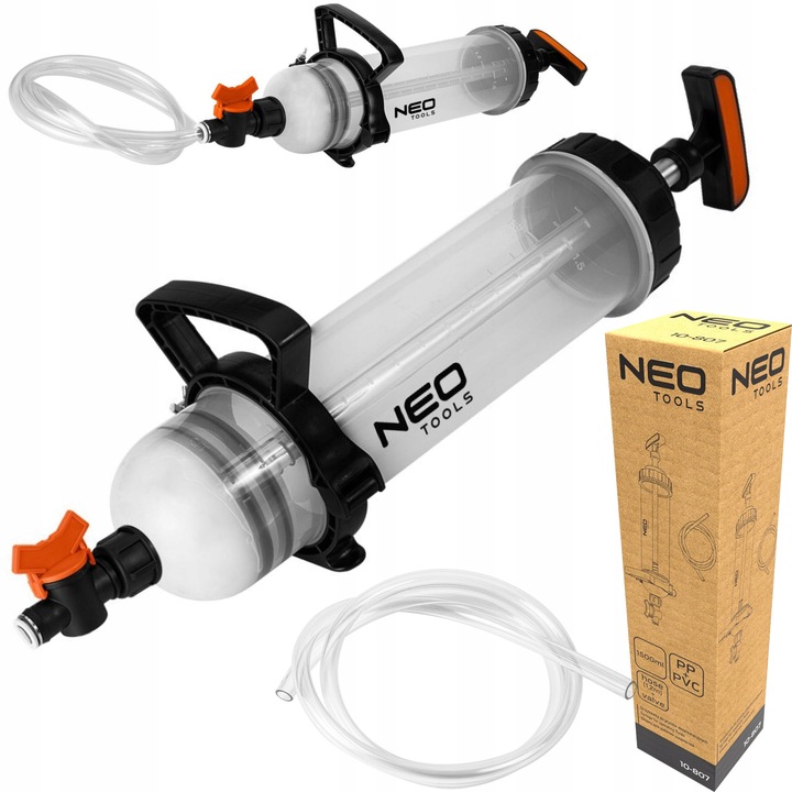 NEO TOOLS Strzykawka odsysarka do płynów ekspolatacyjnych 1500ml 10-807