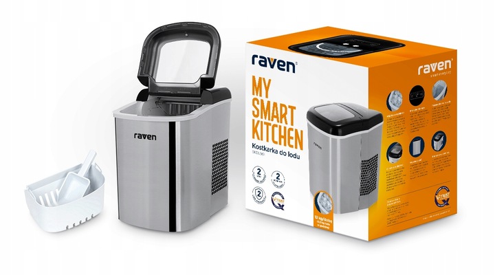 Kostkarka do lodu maszyna do kostek lodu RAVEN EKDL001
