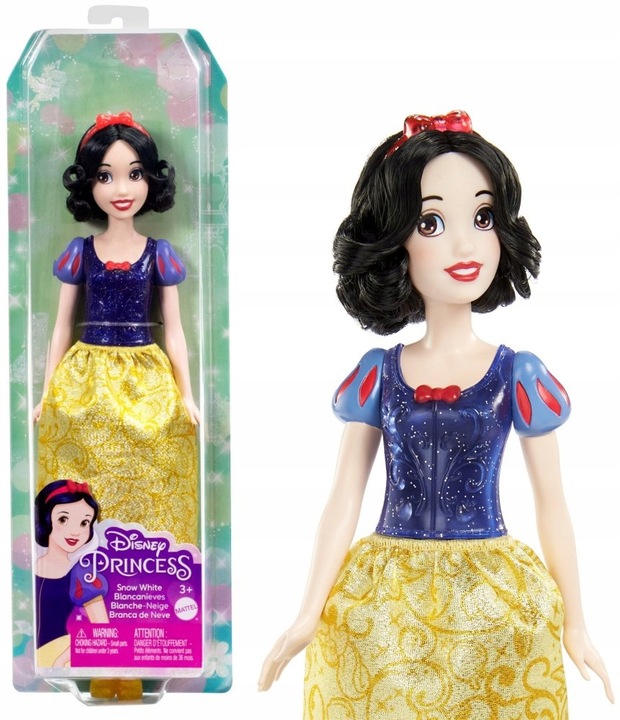 Lalka Disney Princess Królewna Śnieżka i siedmiu krasnoludków 27 cm