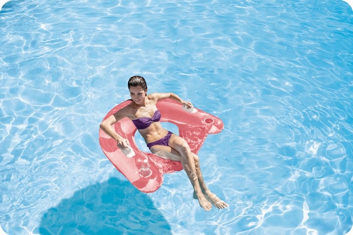 FOTEL DMUCHANY DO PŁYWANIA 152x99 cm INTEX 58859