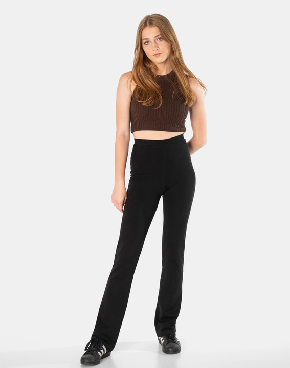 Sportowe Spodnie Dresowe Damskie Dresy Bawełniane Wysoki Stan RENNOX 1024 L