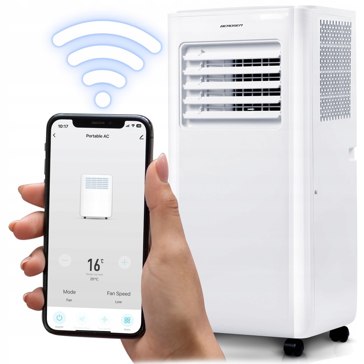 Klimatyzator Przenośny 2,9kW WiFi Osuszacz 40m2 26l BD-580