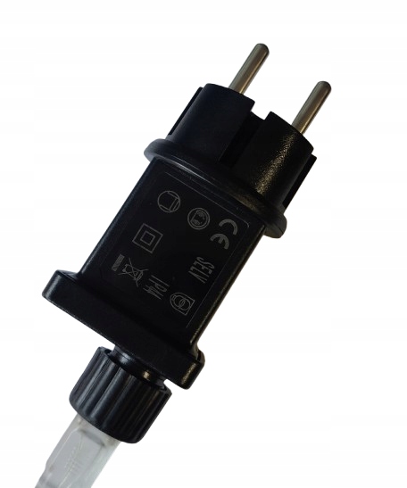 LAMPKI SOPLE ZEWNĘTRZNE CHOINKOWE METEORYT 360 LED ZIMNE 50 CM 10 SZT