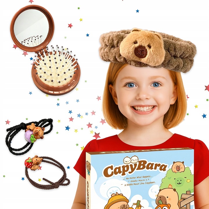 KALENDARZ ŚWIĄTECZNY KAPIBARA ADWENTOWY 24 OKIENKA PREZENT DLA DZIECI