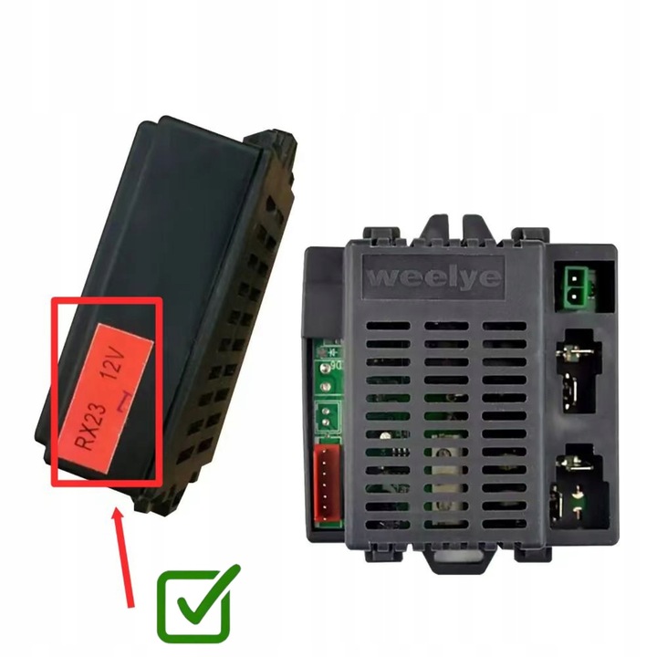 PILOT STEROWANIA 2.4G DO AUT AUTA NA AKUMULATOR, DLA DZIECI,TX20,1SZT