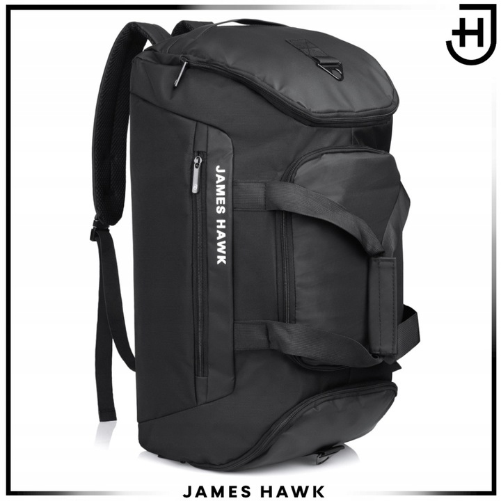 Torba sportowa podróżna męska Plecak 2w1 Treningowa wodoodporna James Hawk