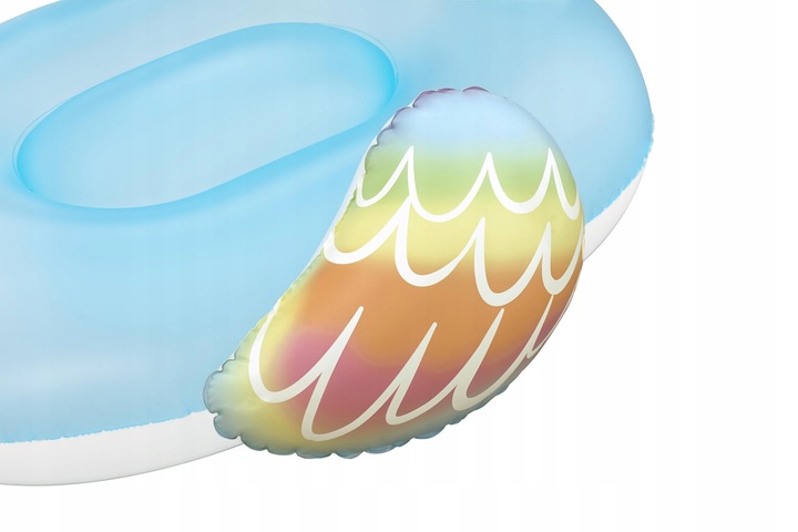 41114 Dmuchany JEDNOROŻEC materac 1,55 mx1,19 CM DLA DZIECI UCHWYTY BESTWAY