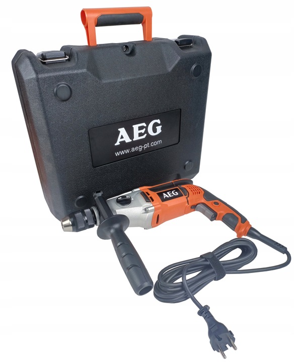 AEG SB2E 1100 RV wiertarka udarowa 2-biegowa 1100 W AVS Walizka