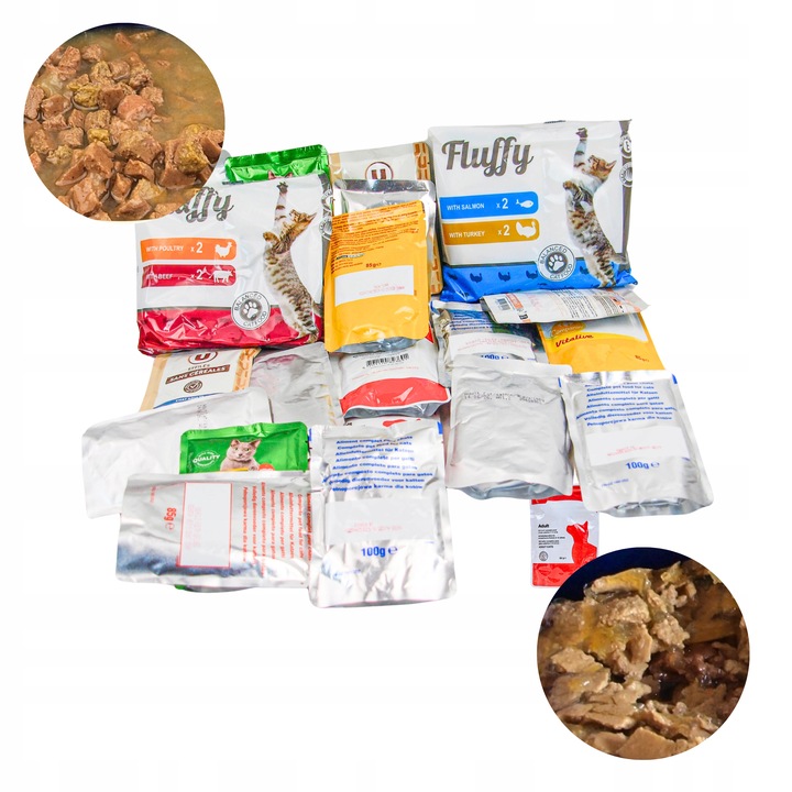 Karma mokra dla kota Saszetka Mix Smaków Wielka Paka Dla Kociaka 50 szt.