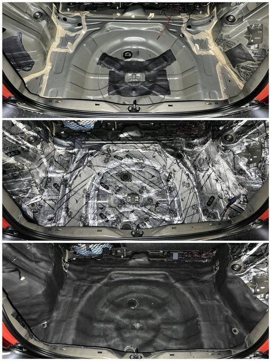 MATA WYGŁUSZAJĄCA BUTYLOWA BITUMICZNA 100x50 cm z klejem redukcja wibracji