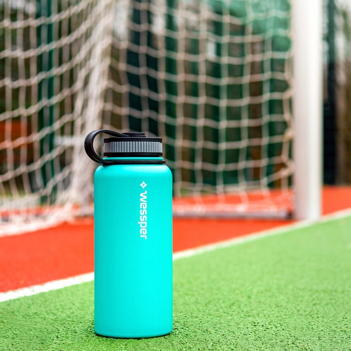 Kubek Termiczny Wessper Termos na Herbatę Bidon Butelka Termiczna Stal 1l