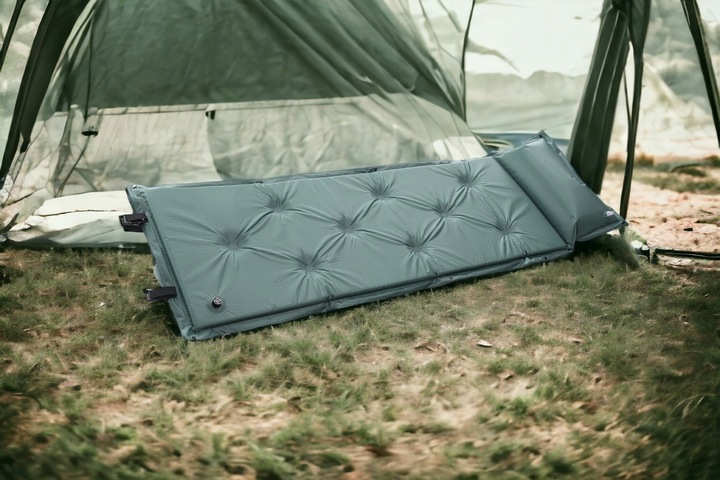 MATA SAMOPOMPUJĄCA Z PODUSZKĄ SPORTVIDA MATERAC KARIMATA TURYSTYCZNA