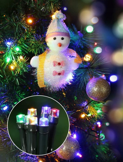 LAMPKI CHOINKOWE ŚWIATEŁKA 500 LED MULTI KOLOROWE ZEWNĘTRZNE WEWNĘTRZNE