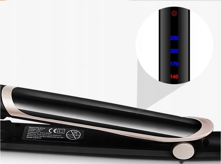 Prostownica do włosów Podczerwień Jonizacja + KRĘCI WŁOSY 2w1 PRO KAMEI