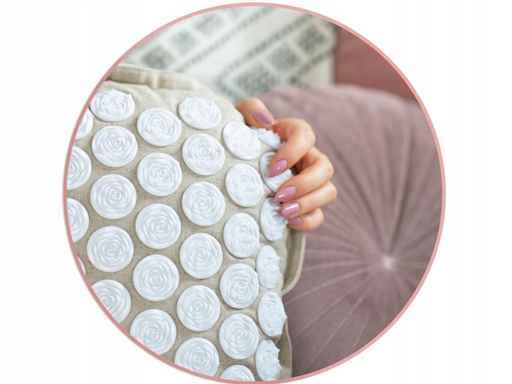 MATA DO AKUPRESURY Z KOLCAMI + PODUSZKA + TORBA