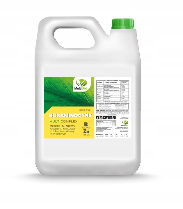 Koncentrat nawóz BOR+CYNK B+Zn dolistny 1L