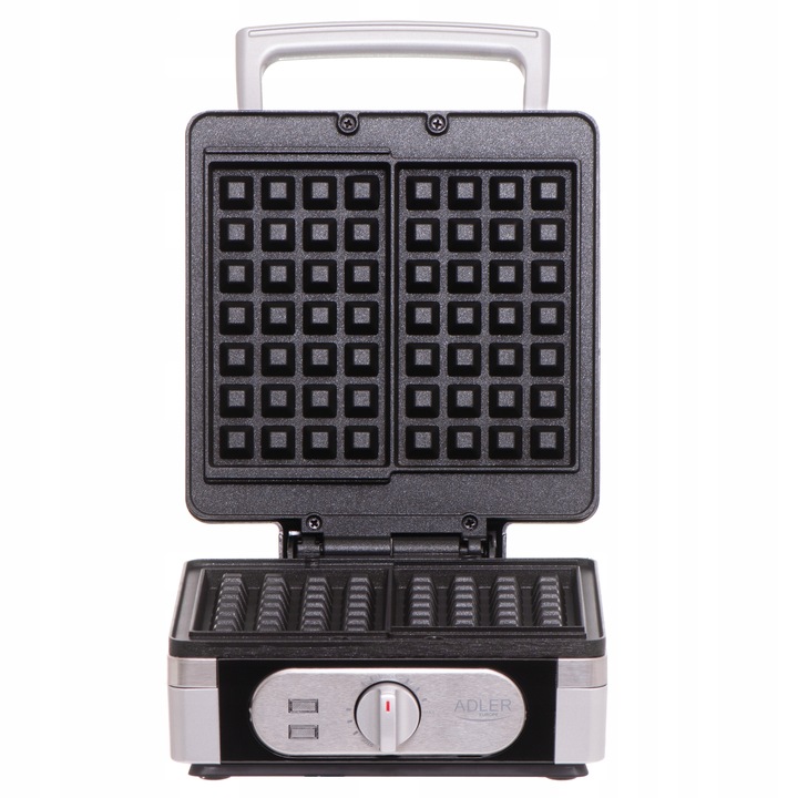 GOFROWNICA XXL 2000W,Limitowana Seria Silver Adler,DUŻA MOC, 2 DUŻE Gofry