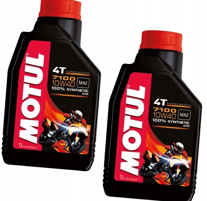 OLEJ SILNIKOWY SYNTETYCZNY MOTUL 10W-40 4T 7100 ESTER 1L
