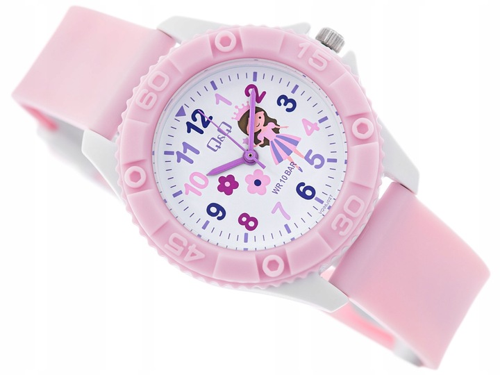 ZEGAREK QQ VQ96J027Y DLA DZIEWCZYNKI Z KSIĘŻNICZKĄ