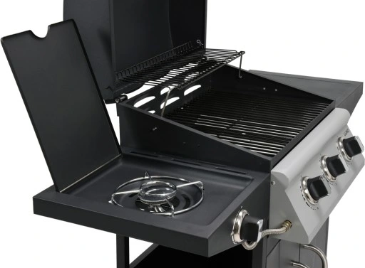 GRILL GAZOWY OGRODOWY 12,8 kW 4 PALNIKI PÓŁKI LUND