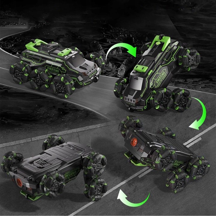 SAMOCHÓD ZDALNIE STEROWANY RC RĘKĄ GESTAMI PILOT AUTO PODŚWIETLENIE 4x4