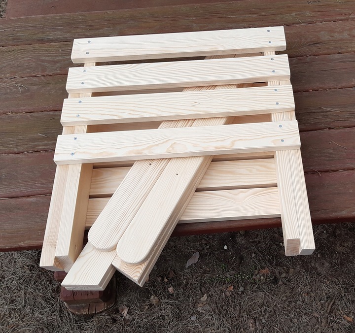 Fotel ogrodowy drewniany