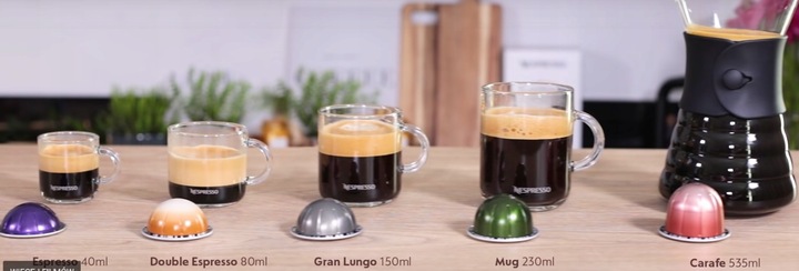 Ekspres kapsułki Nespresso Vertuo DeLonghi ENV120.GY srebrny/szary (P)