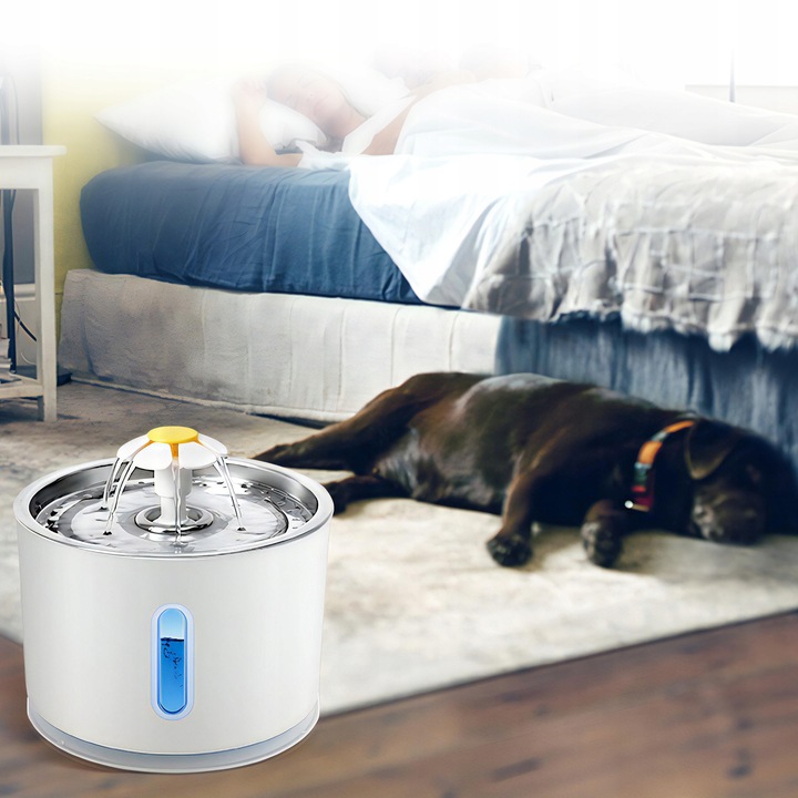 Poidełko Automatyczne Fontanna Wodna dla Kota Psa Miska Ciche Poidło +Filtr