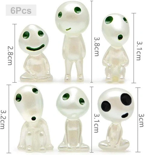 Świecące Figurki drzewnych elfów 10 szt dekoracja