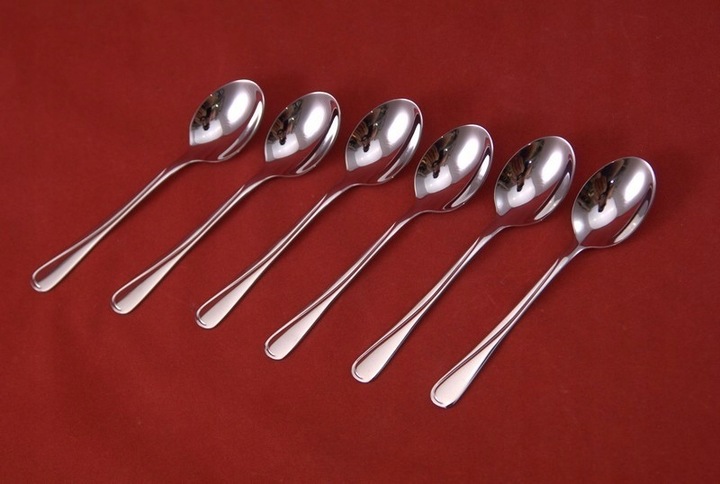 GERLACH SZTUĆCE NIERDZEWNE 12 MANGO 04G ZESTAW ŁYŻECZKI HERBATY KOMPLET