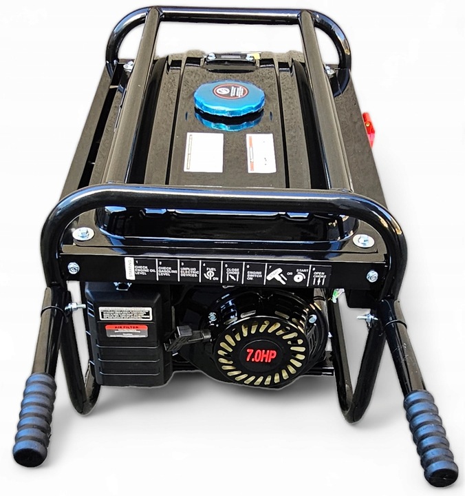 AGREGAT PRĄDOTWÓRCZY A8 5,2kW KOŁA MIEDŹ prądu AVR+ MIEDZIANY STOJAN GERMAN