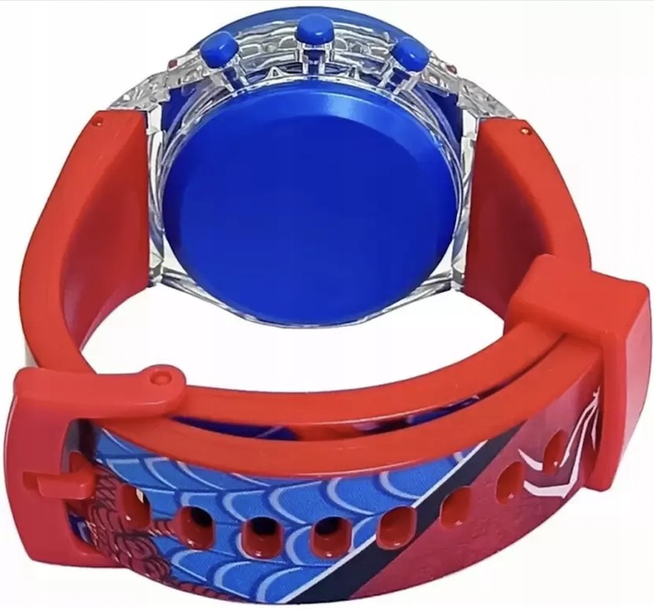zegarek dziecięcy SPIDERMAN dla chłopca dzieci LED świecący elektroniczny