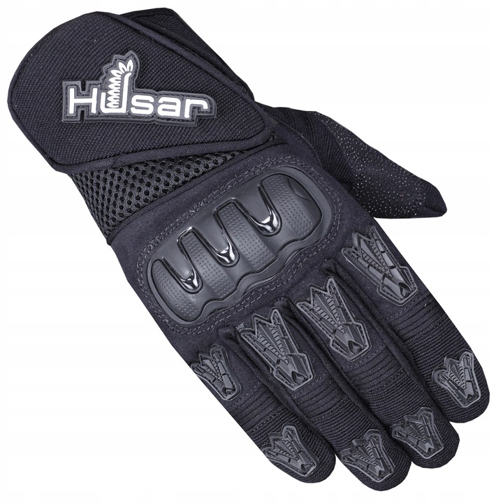 MOCNE TEKSTYLNE RĘKAWICE MOTOCYKLOWE HUSAR MX1 L