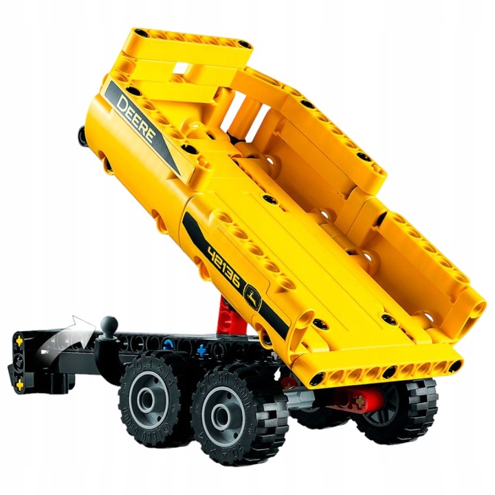 ZESTAW KLOCKÓW LEGO TECHNIC CIĄGNIK Z WYWROTKĄ PRZYCZEPKĄ TRAKTOR JOHN DEER