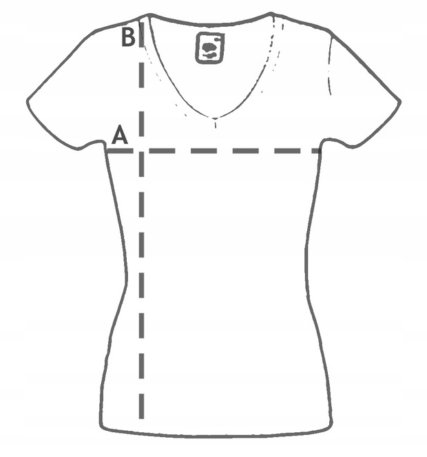 FRUIT - DAMSKA KOSZULKA W SEREK vw black L