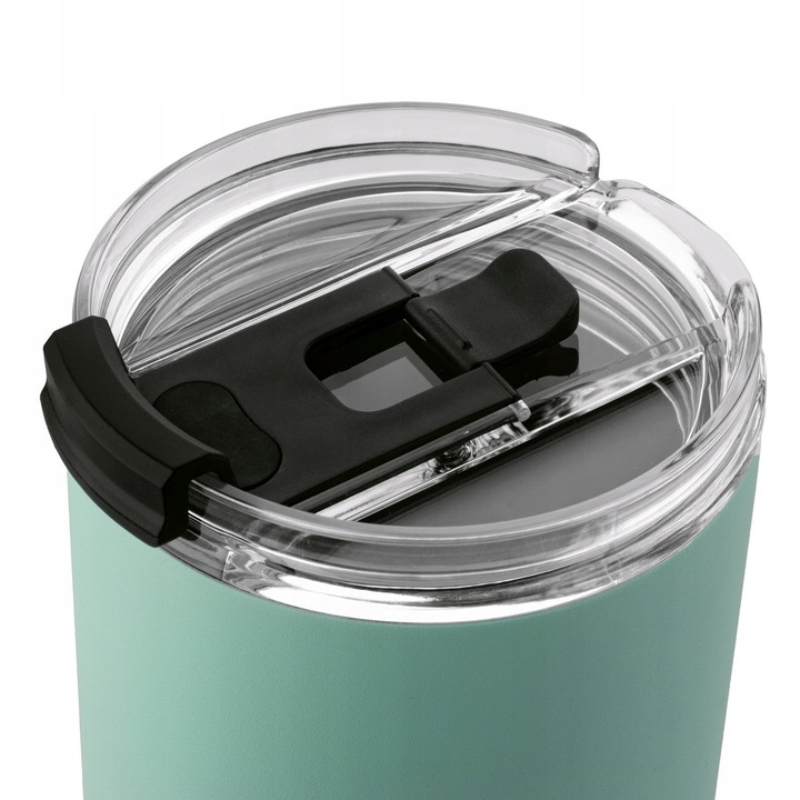 KUBEK TERMICZNY ze słomką PRÓŻNIOWY ZIELONY DUŻY Konighoffer Davos 1200 ml