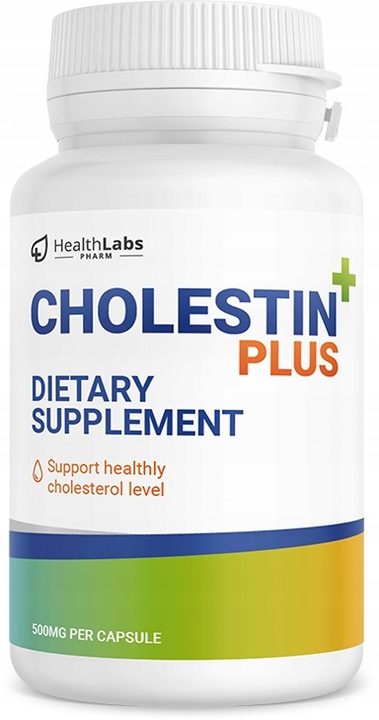 Cholestin Plus - 30 Kapsułek na Prawidłowy Cholesterol i Zdrowe Serce - HLP
