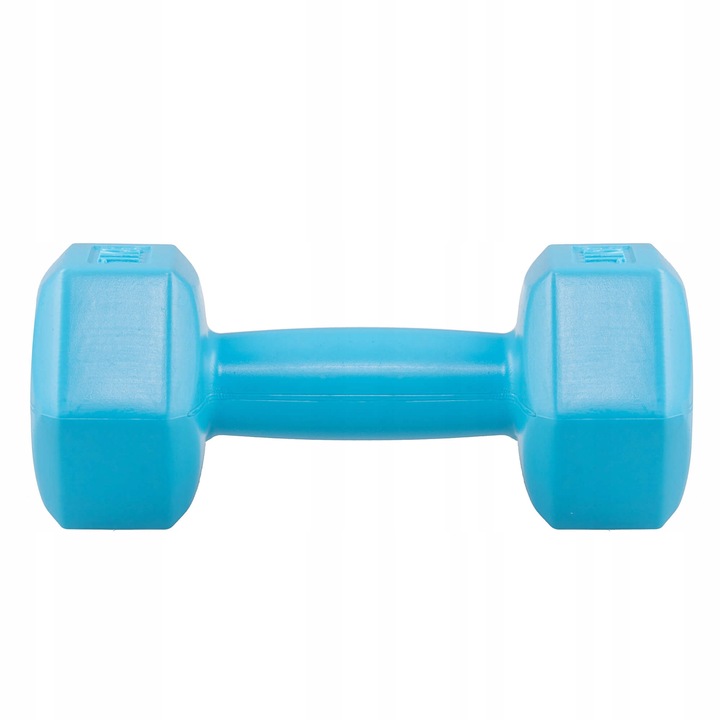 HANTLE BITUMICZNE 2x1 KG zestaw ciężarków hantelki do ćwiczeń fitness stałe