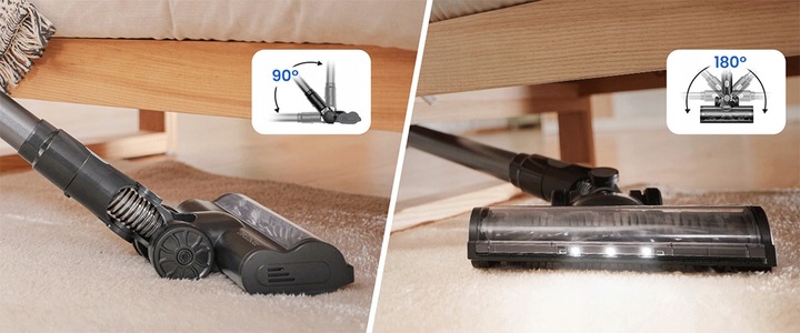 PROSCENIC P11 Mopping Odkurzacz pionowy 35kPa 400W 1L MOPUJĄCY SZCZOTKA LED