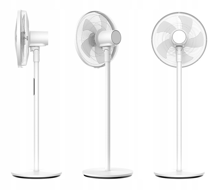 Wentylator stojący HYG wiatrak podłogowy cichy mocny 5 łopatek aż 45cm XXL