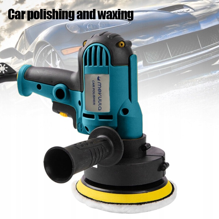 Profesjonalna POLERKA SAMOCHODOWA Z REGULACJĄ OBROTÓW + 28x AKCESORIÓW