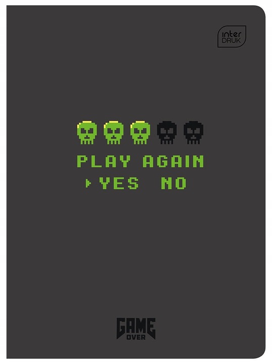 4X ZESZYT A5 32 KARTKI KRATKA MARGINES DLA CHŁOPCA